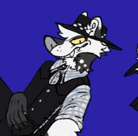 Badger in my clothes drawing